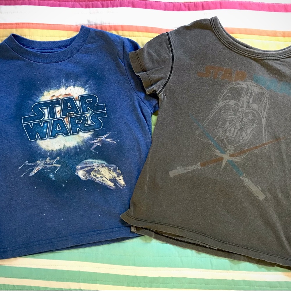 Star Wars 4T T-shirts - two shirts
